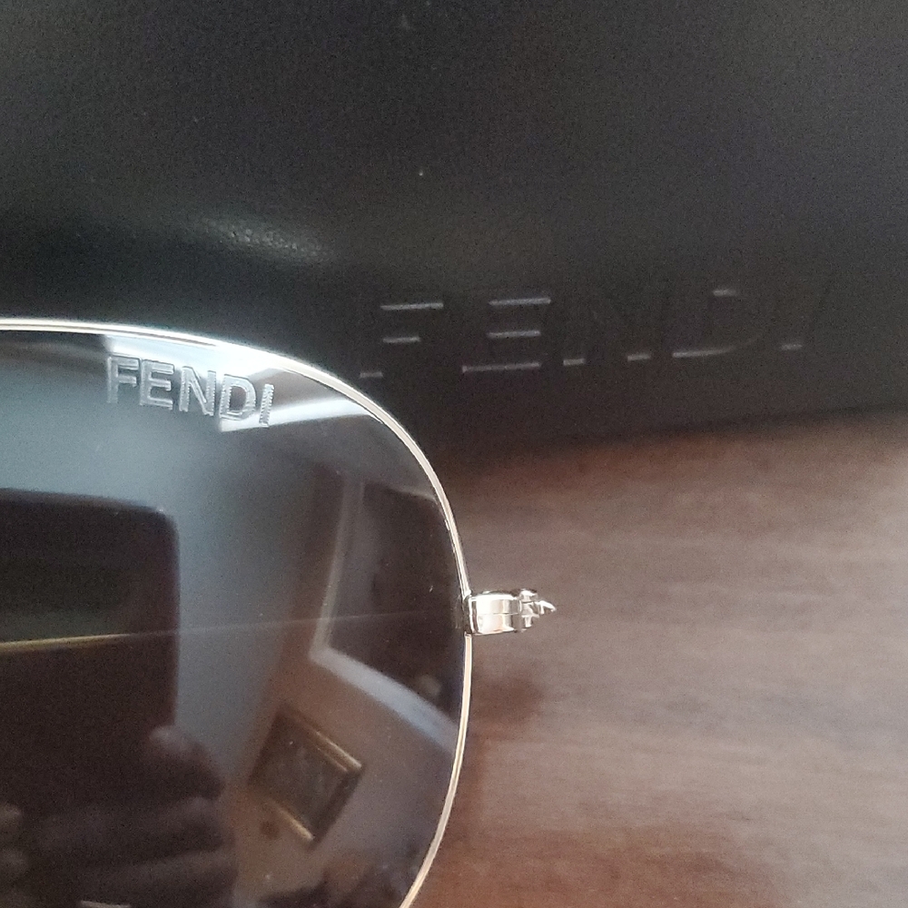 Fendi Golden Designer Sunglasses